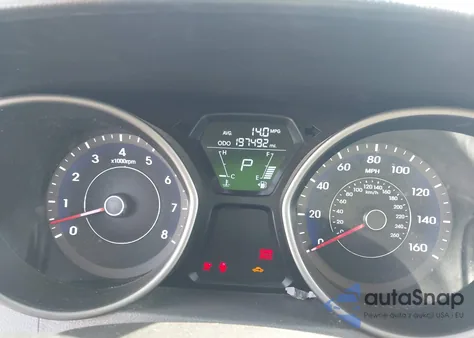 2013 Hyundai Elantra Limited из США, поврежденный, VIN 5NPDH4AE6DH320461